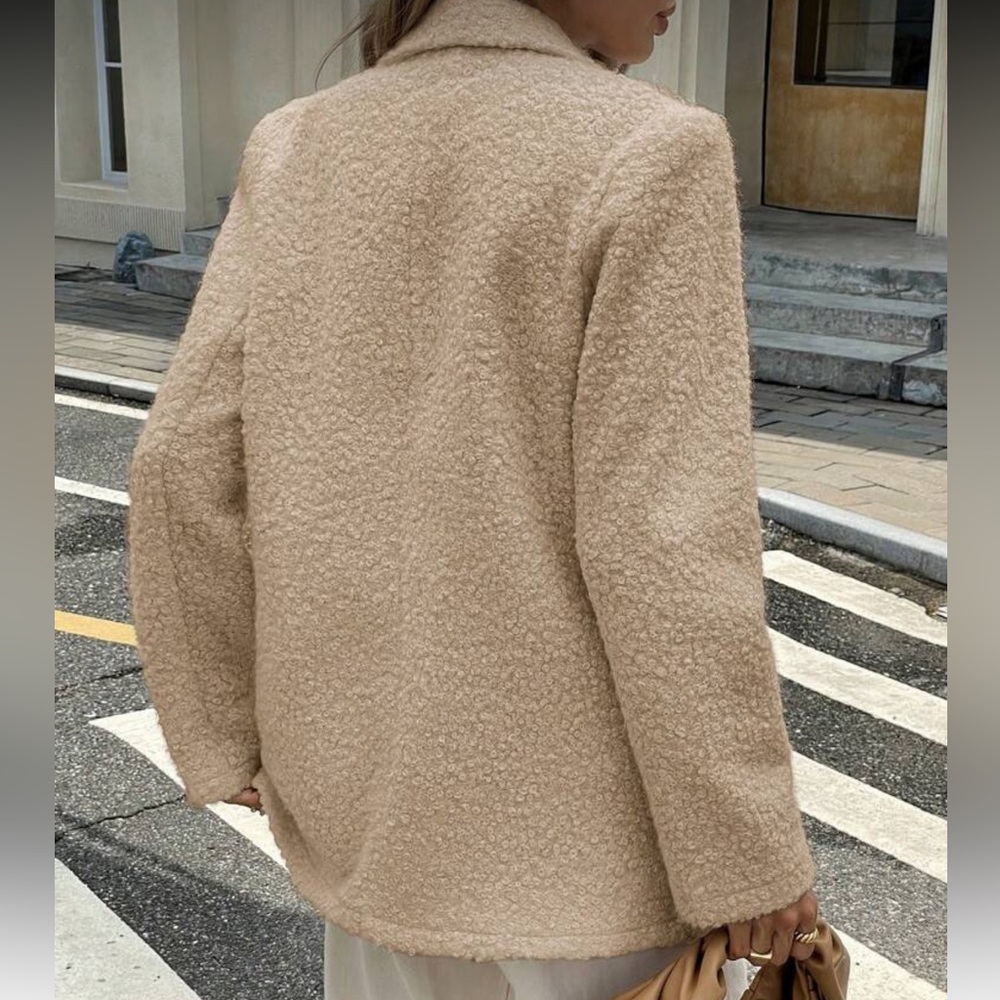 Tan Teddy Jacket - Picture 4 of 5